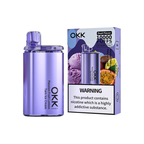 OKK - Traveller 2 - Passion Fruit Lemon & Taro Ice Cream (10000 Puffs)